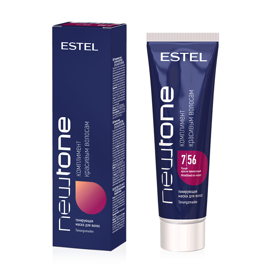 

Тонувальна маска для волосся Estel Professional Newtone 7/56 Русявий червоно-фіолетовий, 60 мл