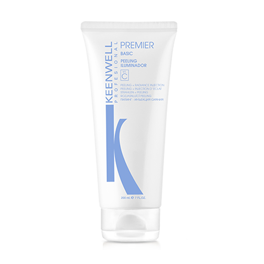 

Уцінка! Домашній пілінг для обличчя Keenwell Premier Peeling Radiance Injection Vit C Ін'єкція сяйва, 200 мл
