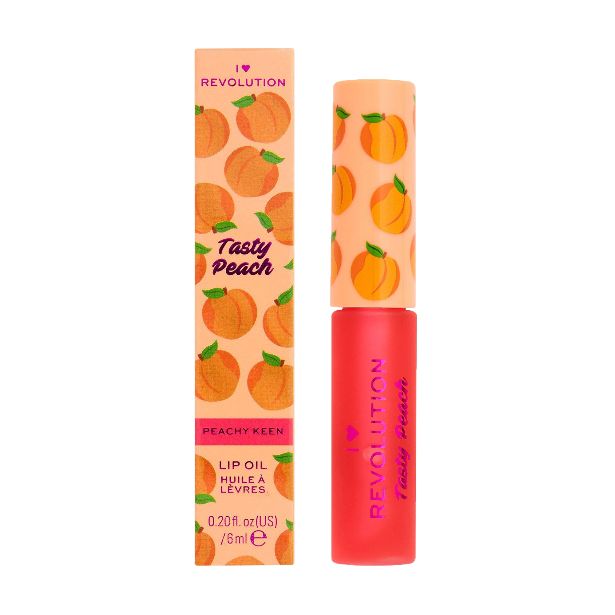 

Уцінка! Олія для губ I Heart Revolution Tasty Peach, Peachy Keen, 6 мл