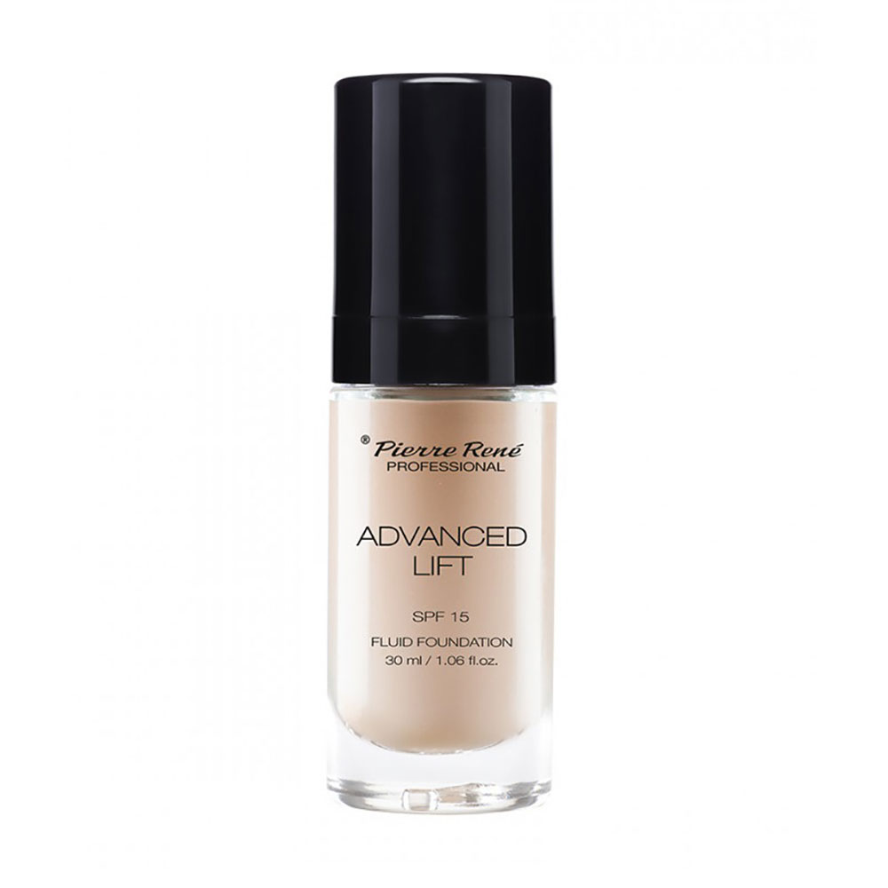 

Тональний флюїд для обличчя Pierre Rene Fluid Advanced Lift, SPF 15, 03 Nude, 30 мл