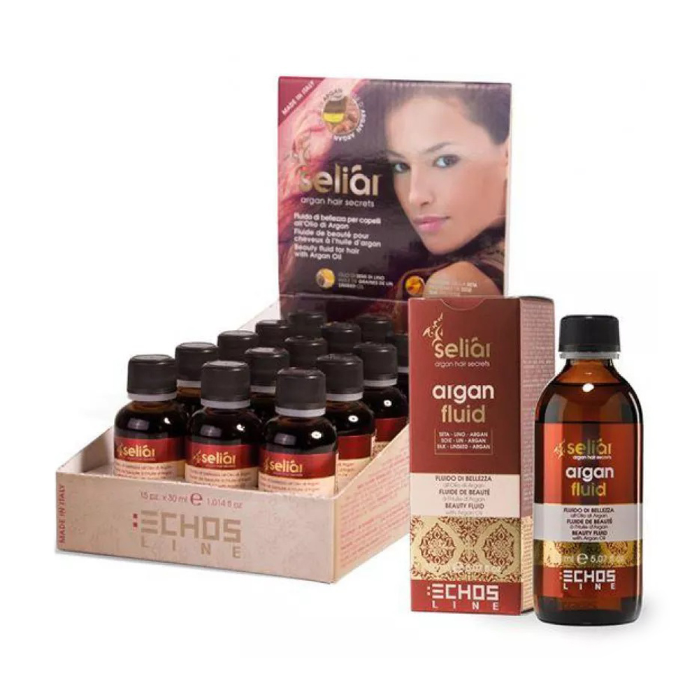 

Уцінка! Флюїд для волосся Echosline Seliar Argan Fluid з аргановою олією, 15*30 мл