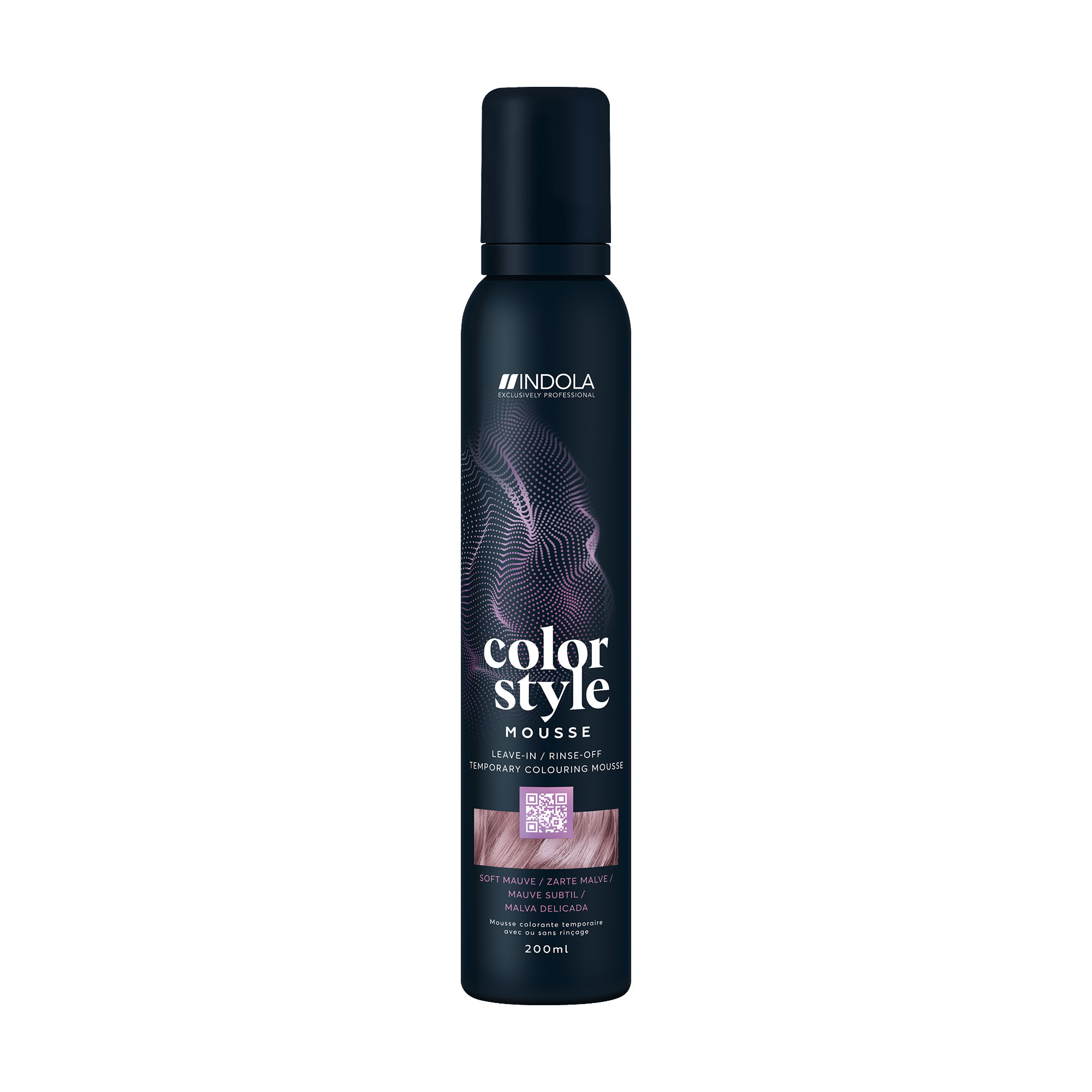 

Відтінковий мус для укладання волосся Indola Color Style Powdery Lilac, 200 мл