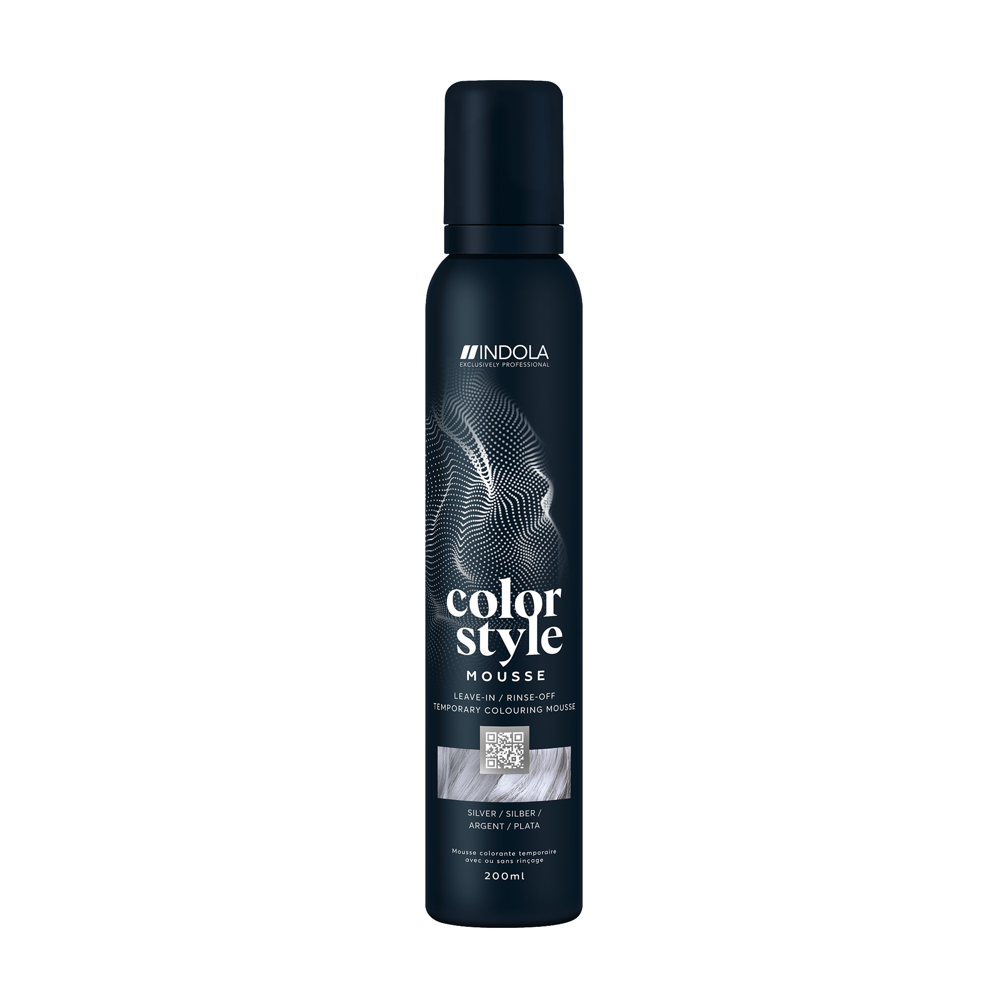

Уцінка! Відтіночний мус для укладання волосся Indola Color Style Silver, 200 мл
