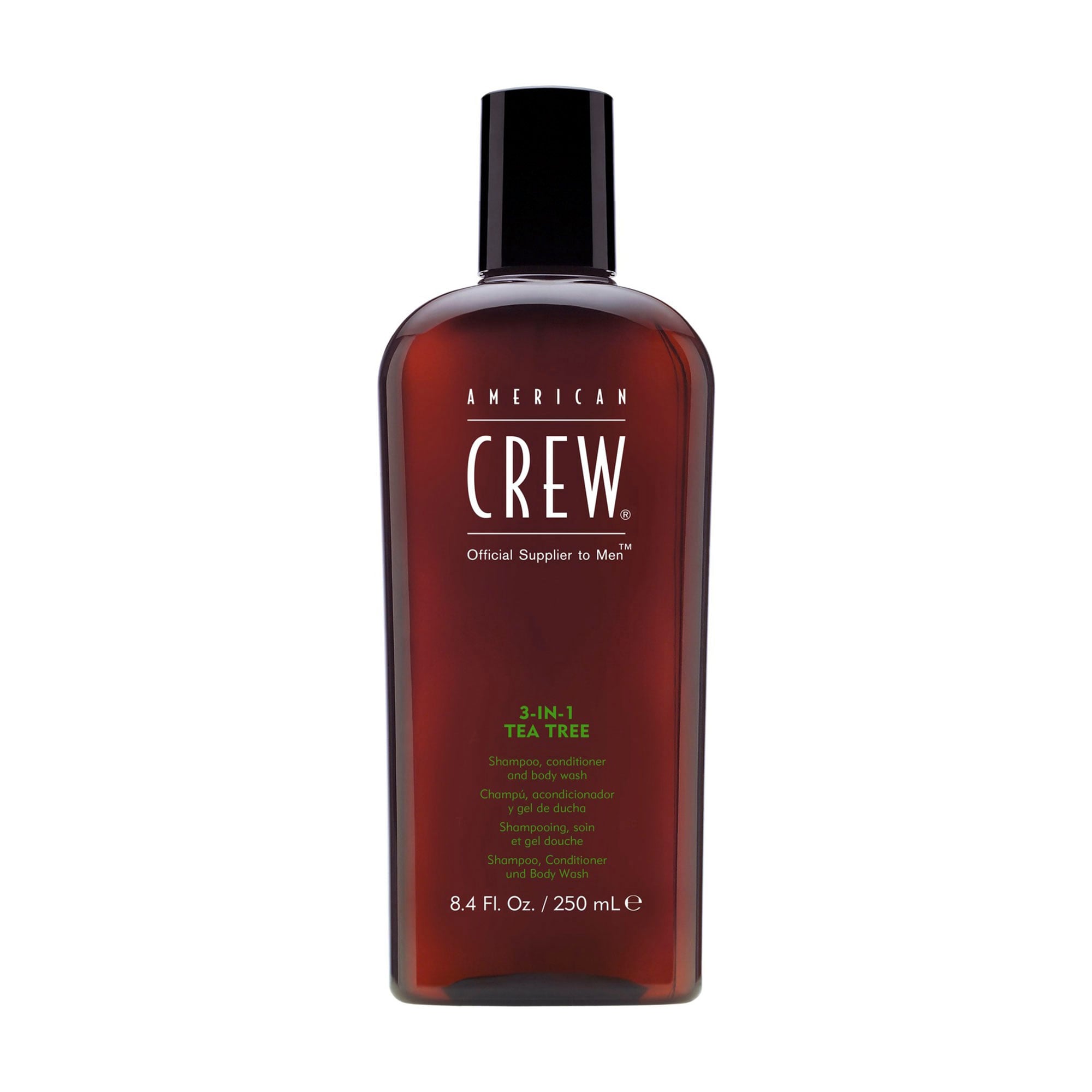 

Уцінка! Засіб по догляду за волоссям та тілом American Crew 3-in-1 Tea Tree Shampoo, Conditioner and Body Wash Чайне дерево, чоловічий, 250 мл