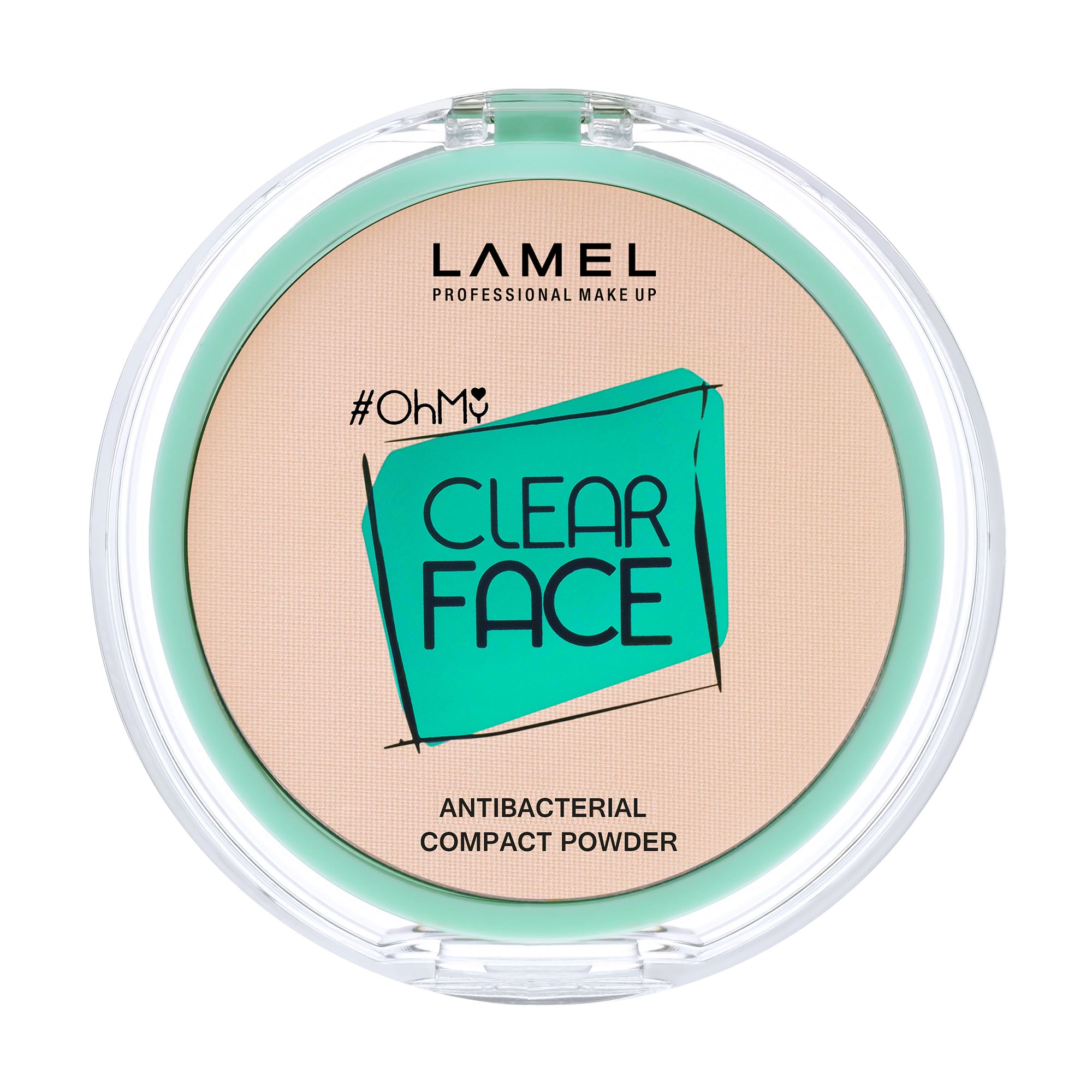 

Уцінка! Пудра компактна для обличчя LAMEL Make Up Oh My Clear Face Powder 405, 6 г