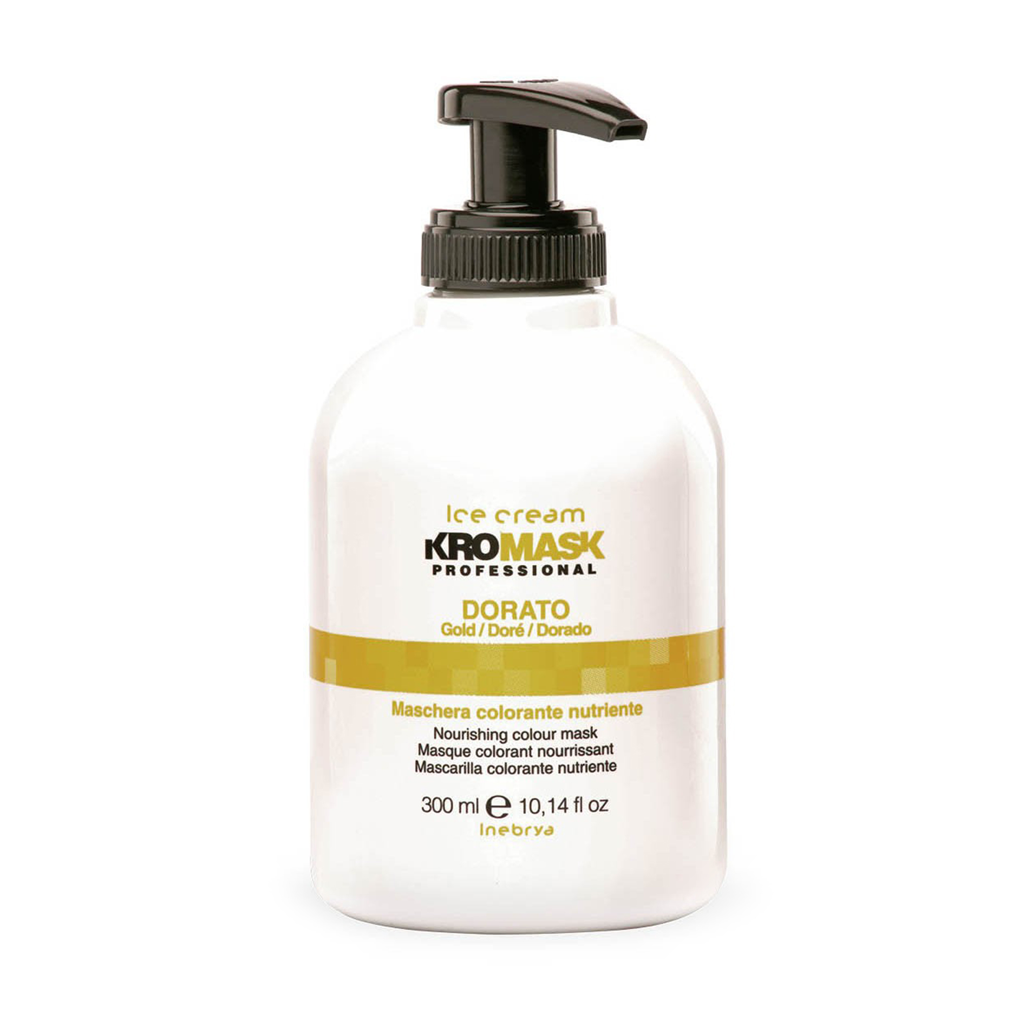 

Тонувальна маска для волосся Inebrya KroMask Professional Intense Gold, 300 мл