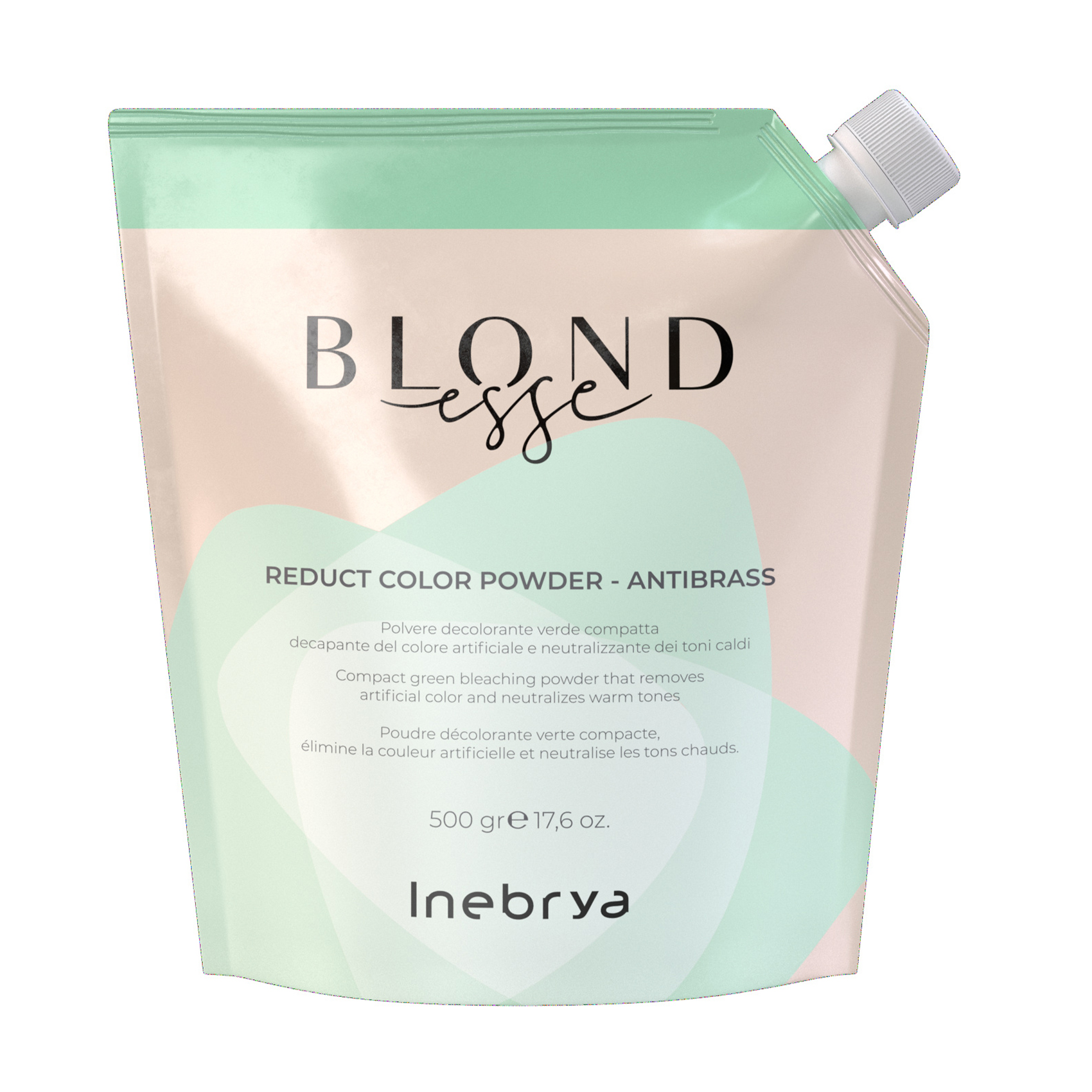 

Уцінка! Освітлювальна зелена пудра для волосся Inebrya Blondesse Reduct Color Powder Antibrass, 500 г