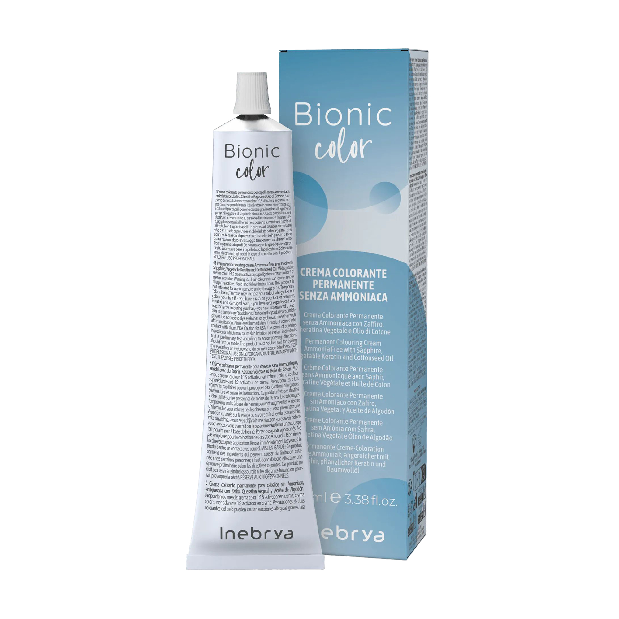 

Уцінка! Напівперманентна крем-фарба для волосся Inebrya Bionic Color 7/31 Blonde Sandy, 100 мл