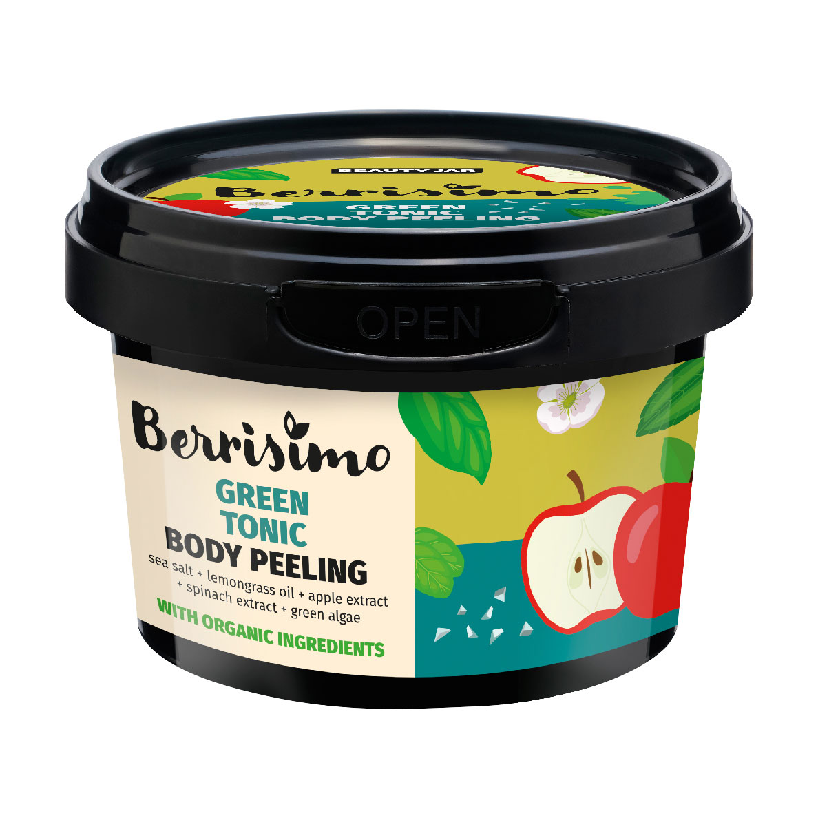 

Пілінг для тіла Beauty Jar Berrisimo Green Tonic, 400 г