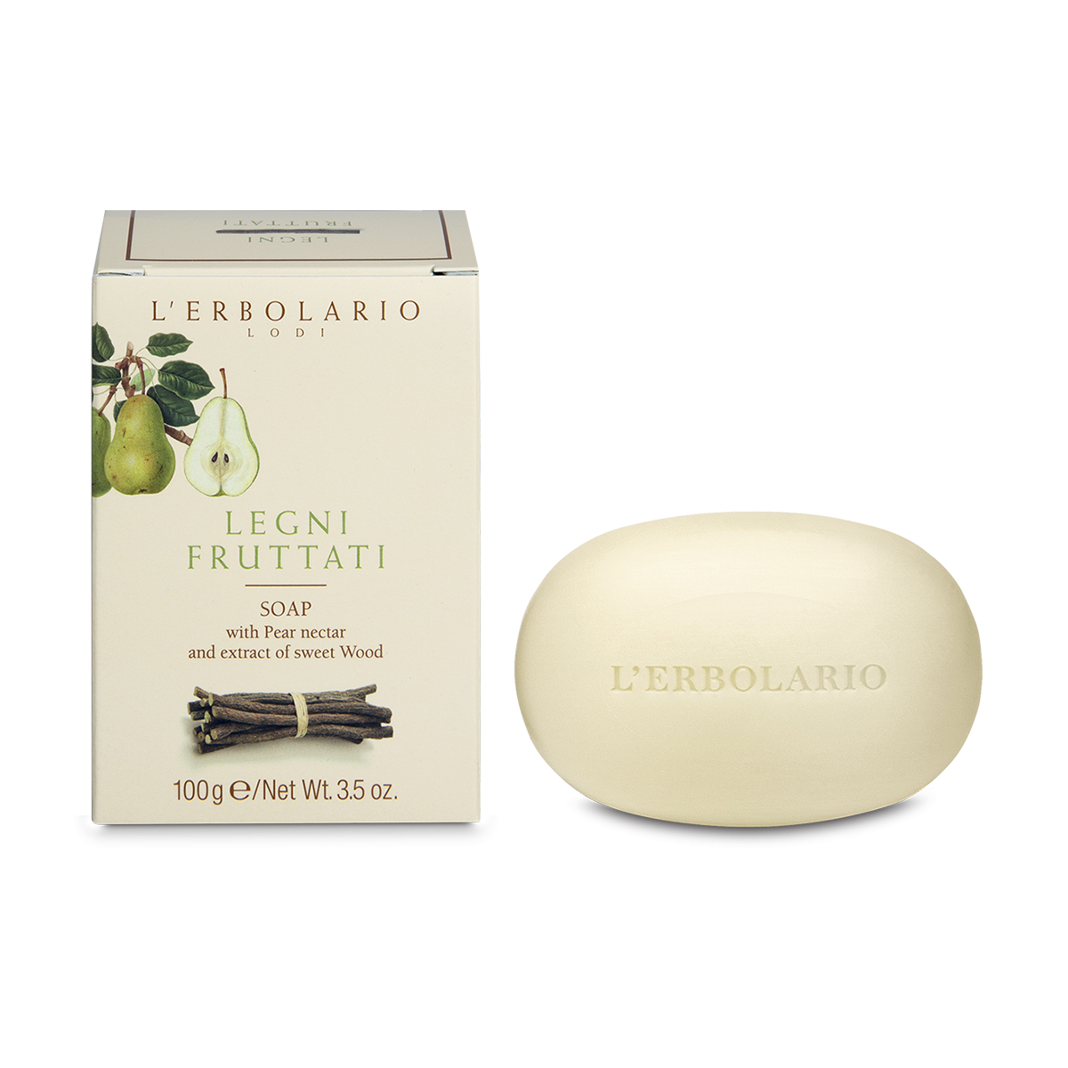 

Уцінка! Ароматизоване мило L'Erbolario Legni Frutatti Фрукти та коріння, 100 г