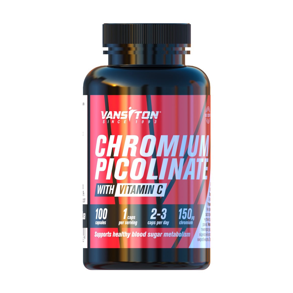

Піколінат хрому Vansiton Chromium Picolinate, 100 капсул