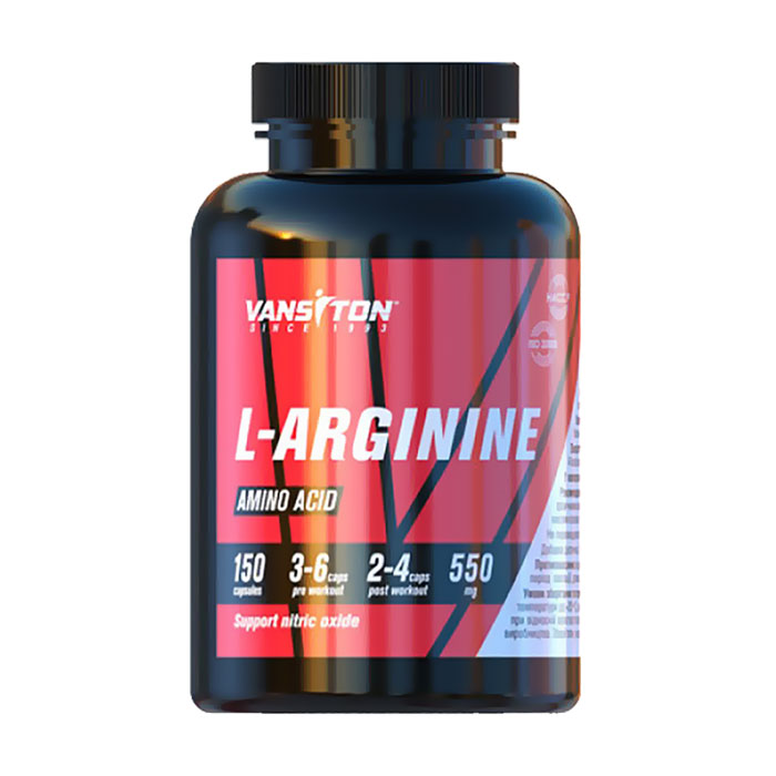 

L-Аргінін Vansiton L-Arginine, 150 капсул