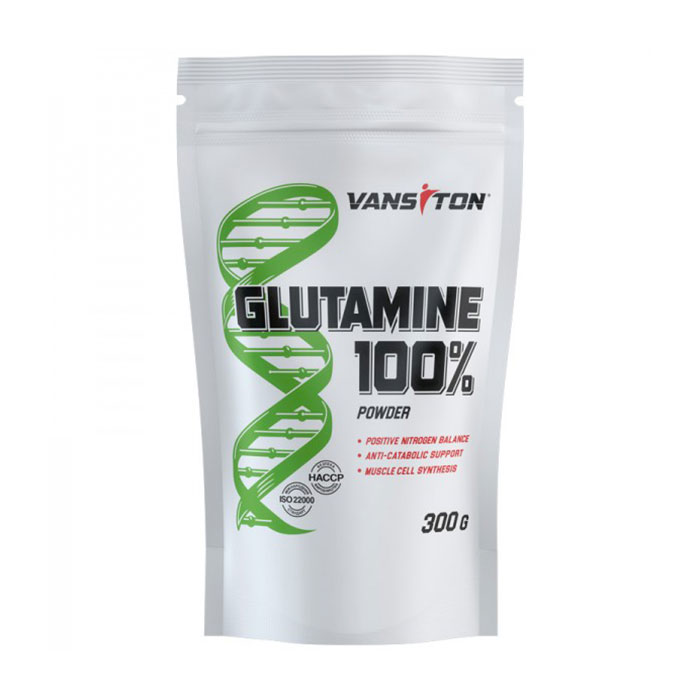 

Глютамін Vansiton Glutamine 100% в порошку, 300 г