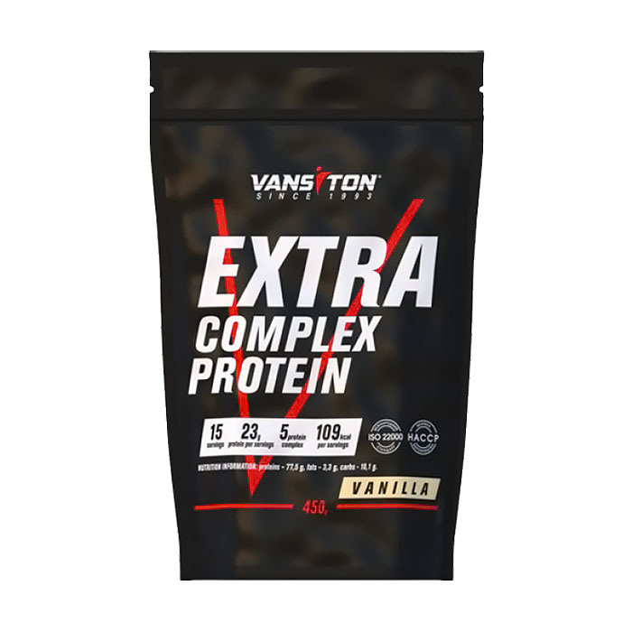 

Протеїн Vansiton Extra Ваніль, в порошку, 450 г