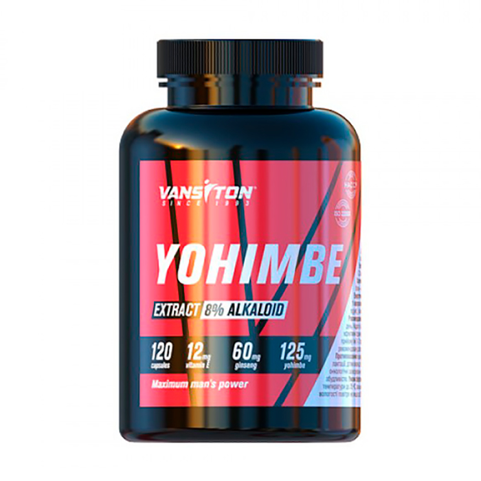 

Йохимбе Vansiton Yohimbe, 60 капсул