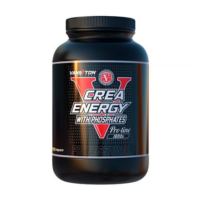 

Уцінка! Креатин Vansiton Crea Energy з фосфатами, в порошку, 1.8 кг