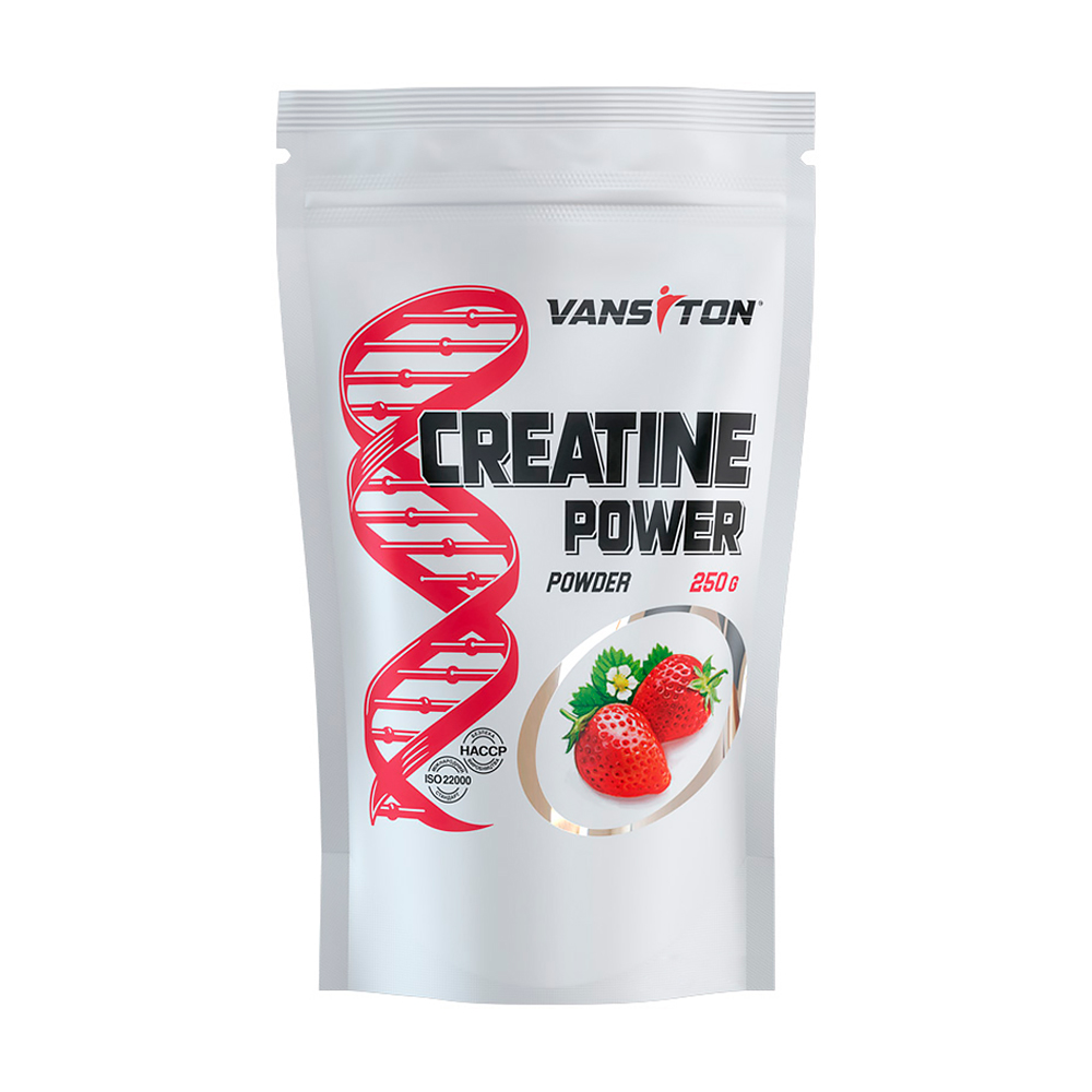 

Уцінка! Креатин Vansiton Creatine Power Полуниця у порошку, 250 г