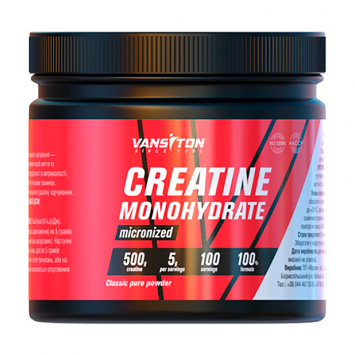 

Креатин Vansiton Creatine Monohydrate у порошку, 500 г