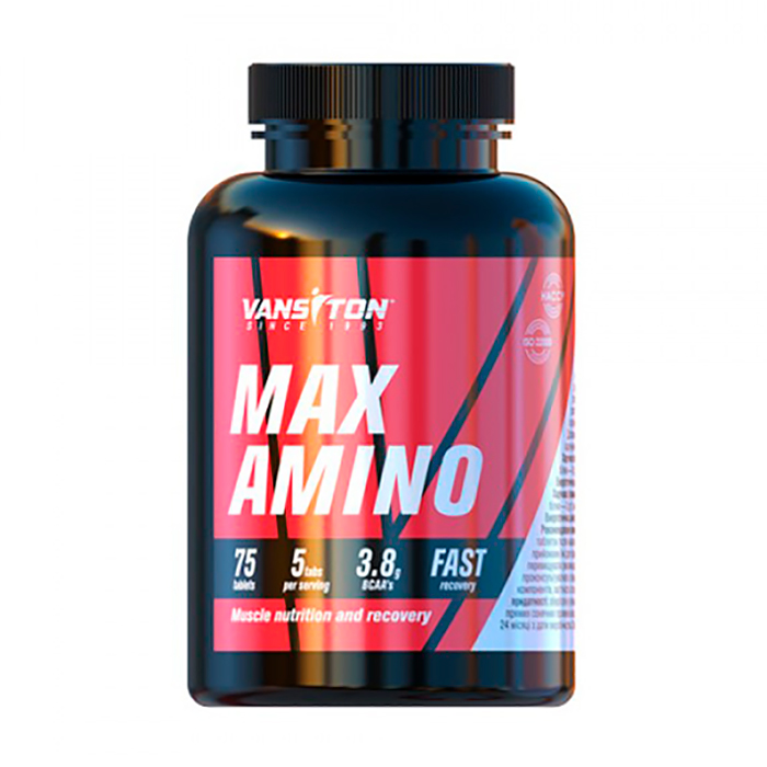 

Уцінка! Макс-Аміно Vansiton Max Amino, 75 таблеток