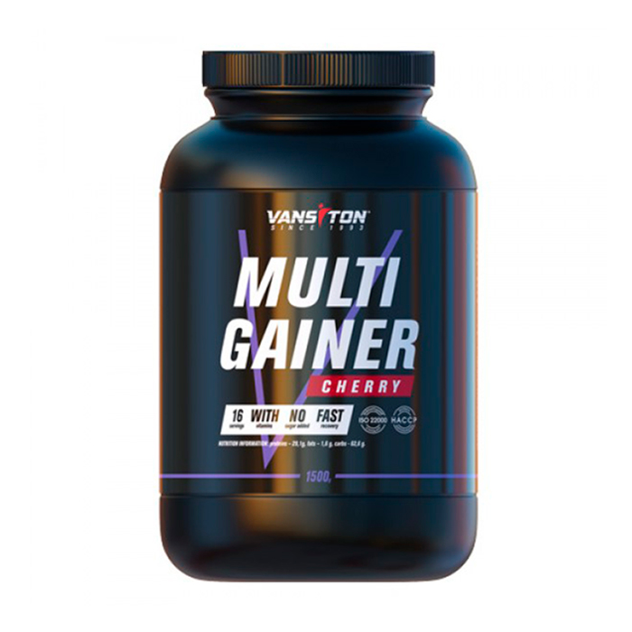 

Гейнер Vansiton Multigainer Вишня, в порошку, 1.5 кг