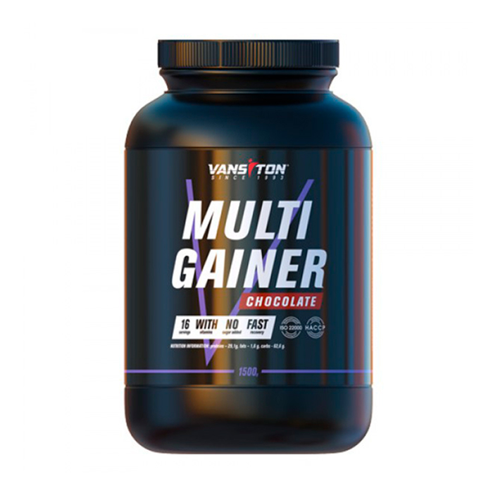 

Уцінка! Гейнер Vansiton Multigainer Шоколад, в порошку, 1.5 кг
