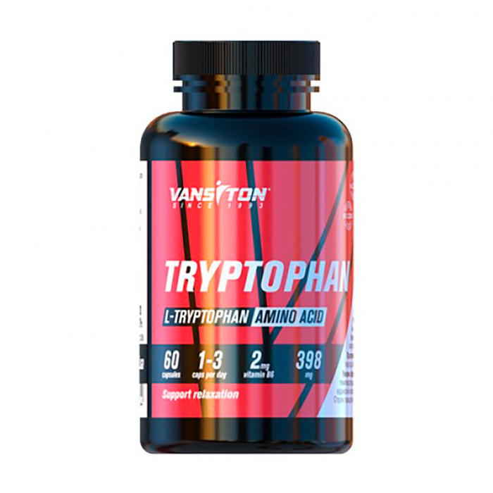 

Уцінка! Триптофан Vansiton Tryptophan, 60 капсул