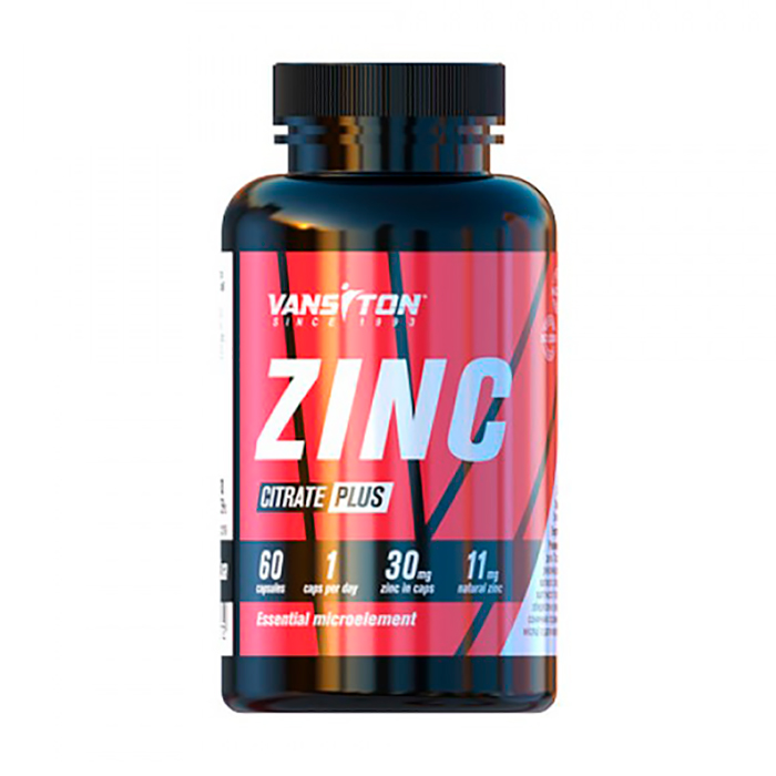 

Цинк цитрат плюс Vansiton Zinc Citrate Plus, 60 капсул