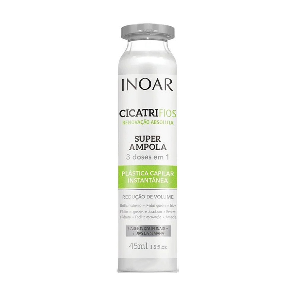 

Ампула для ламінування волосся Inoar Cicatrifios Super Ampola Ідеальний колір, 45 мл