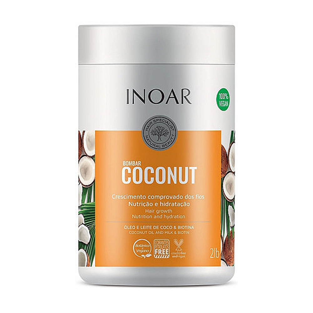 

Безсульфатна маска для волосся Inoar Coconut Mask Кокос, 1 кг