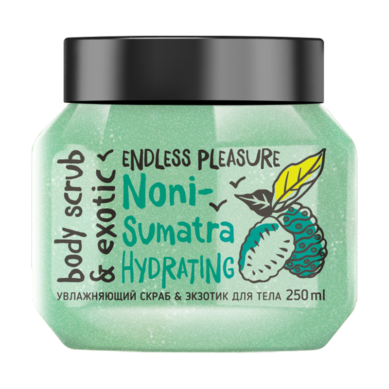 

Зволожувальний скраб-екзотик для тіла MonoLove Bio Noni-Sumatra Hydrating Body Scrub Блиск та живлення, 250 мл