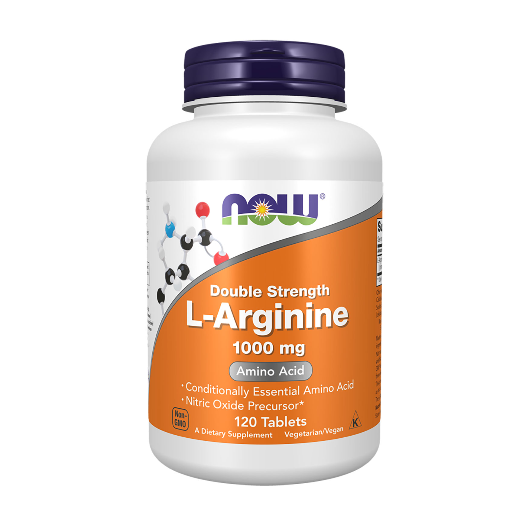

L-Аргінін NOW foods L-Arginine 1000 мг, 120 таблеток