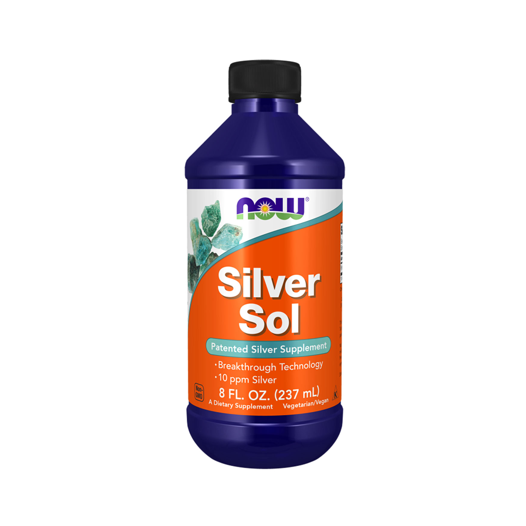 

Колоїдне срібло NOW foods Silver Sol в рідині, 237 мл