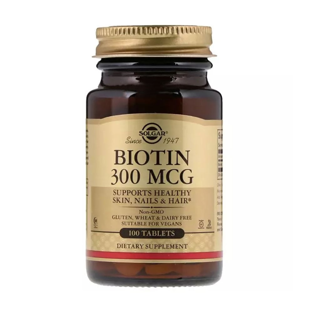 

Біотин Solgar Biotin 300 мкг, 100 таблеток