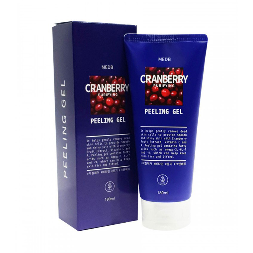

Уцінка! Гель-пілінг для обличчя Med B Cranberry Purifying Peeling Gel з екстрактом журавлини, 180 мл