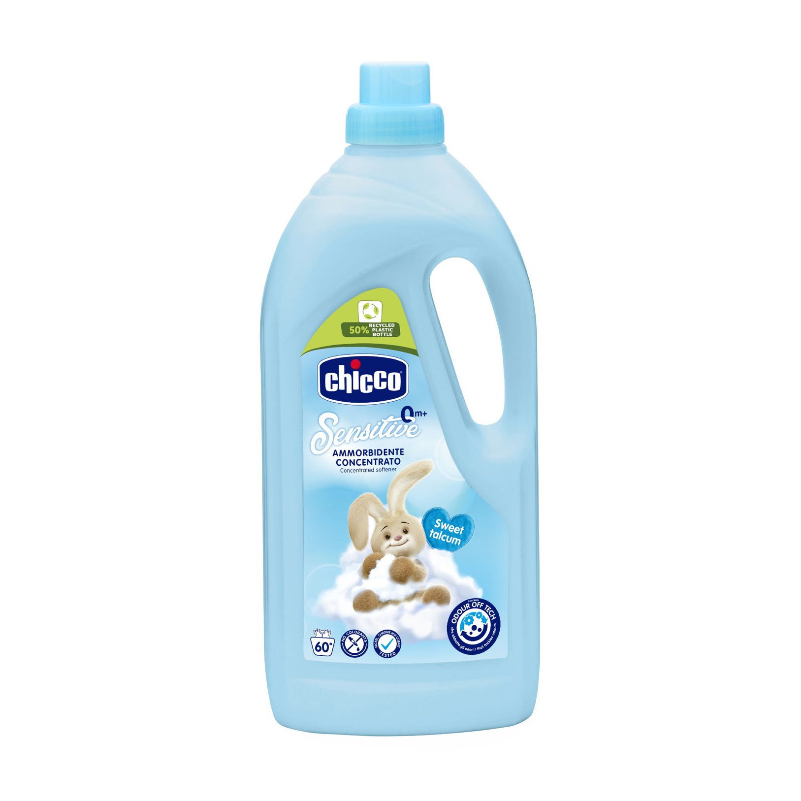 

Пом'якшувач тканин Chicco Sensitive Sweet Talcum, 1.5 л (67294.21)