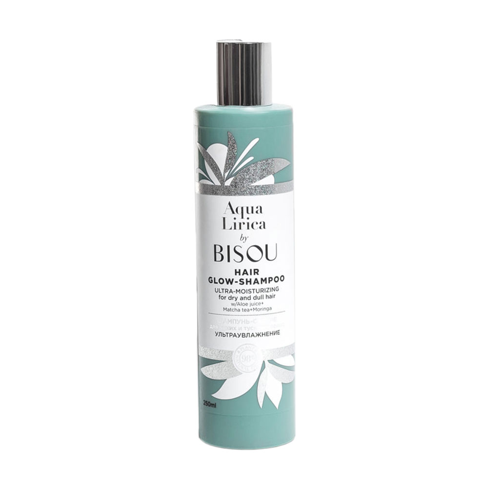 

Шампунь-блиск Bisou Aqua Lirica Hair Glow-Shampoo Ультразволоження, для сухого та тьмяного волосся, 250 мл