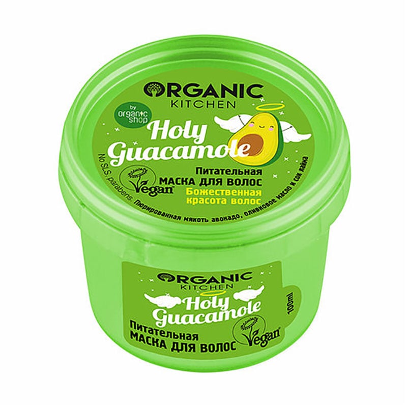 

Живильна маска для волосся Organic Kitchen Holy Guacamole, 100 мл