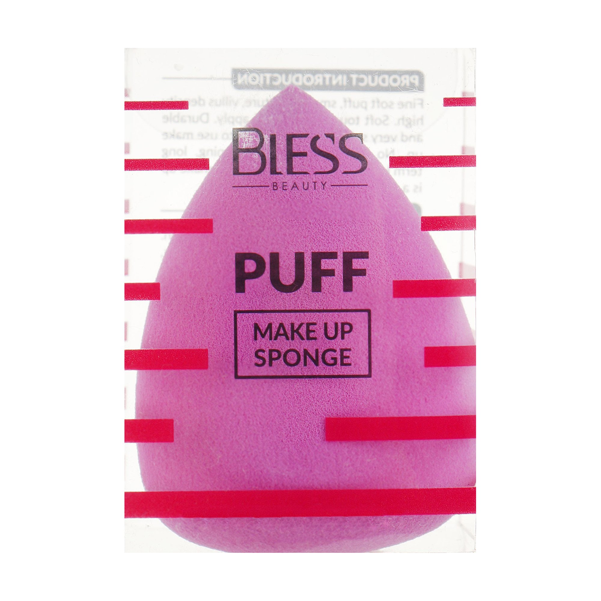 

Спонж-крапля для макіяжу Bless Beauty Puff Make Up Sponge, фіолетовий
