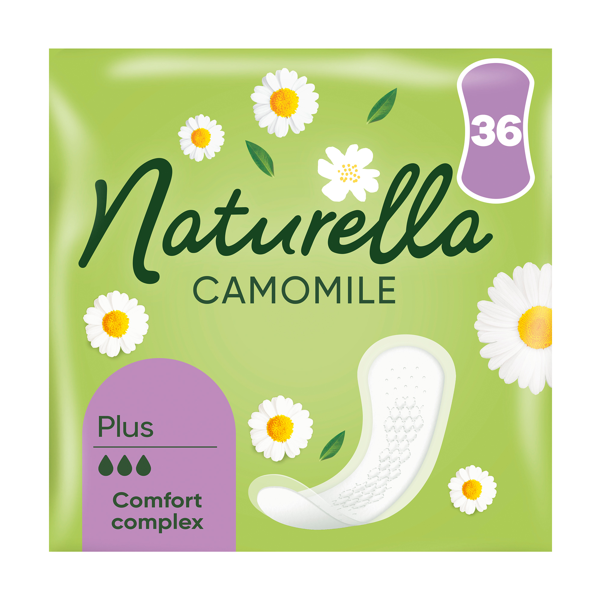 

Уцінка! Щоденні прокладки Naturella Camomile Plus ароматизовані, 36 шт