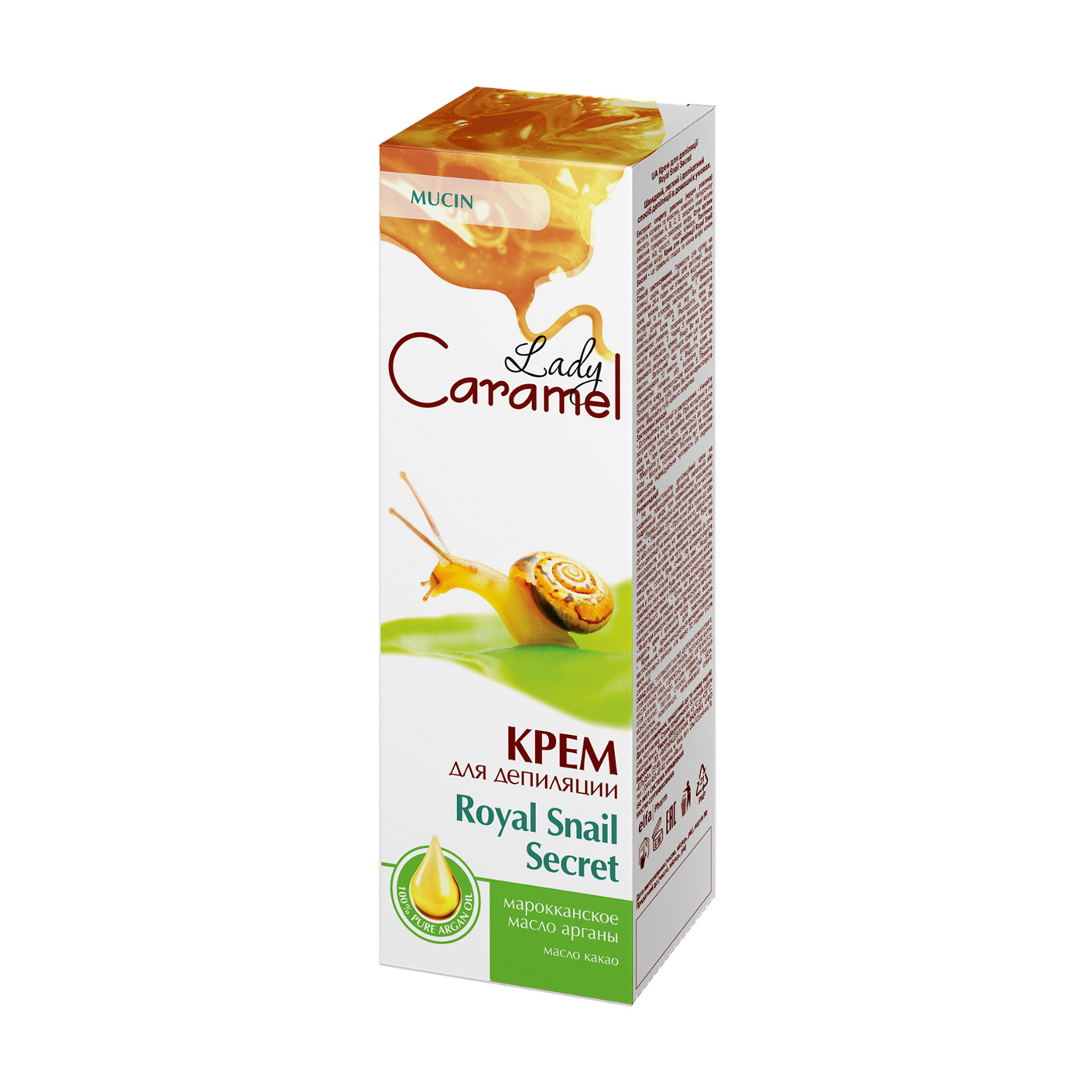 

Крем для депіляції Caramel Lady Royal Snail Secret, 100 мл