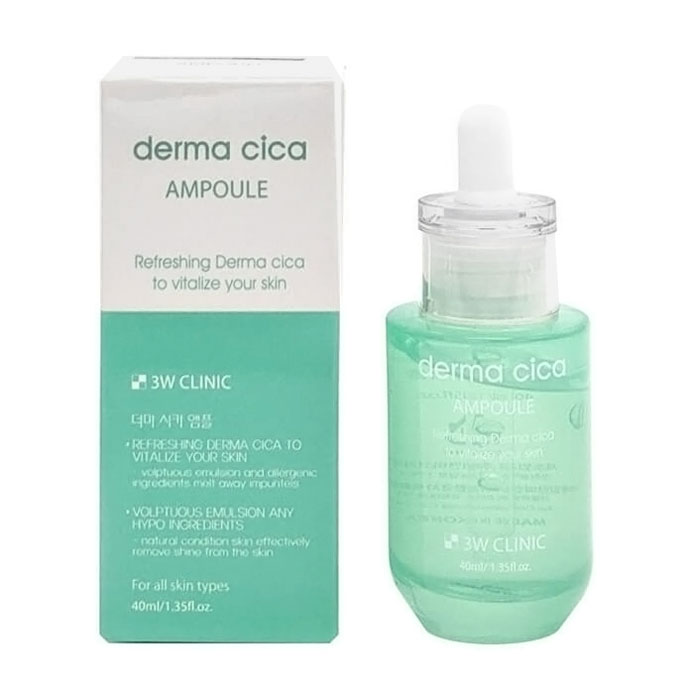 

Сироватка для обличчя 3W Clinic Derma Cica Ampoule, 40 мл