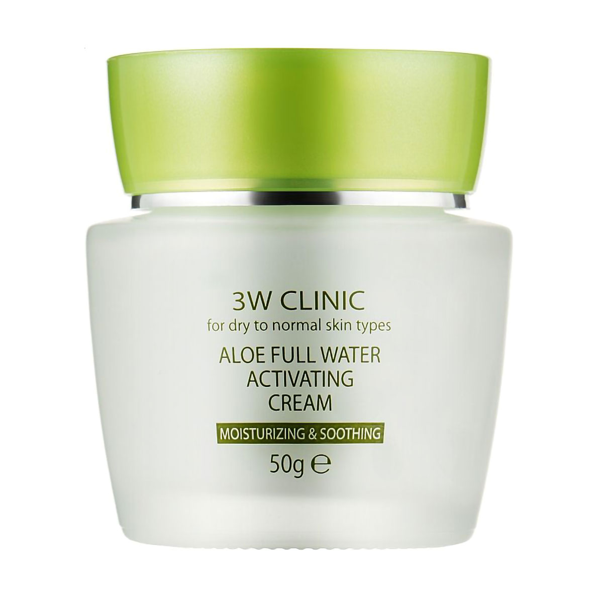 

Уцінка! Зволожувальний крем для обличчя 3W Clinic Aloe Full Water Activating з екстрактом алое, 50 г