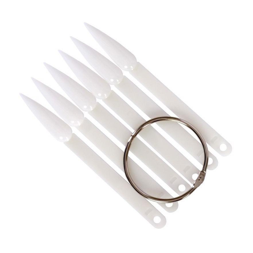 

Типси на кільці Canni матові, гострі, 50 шт