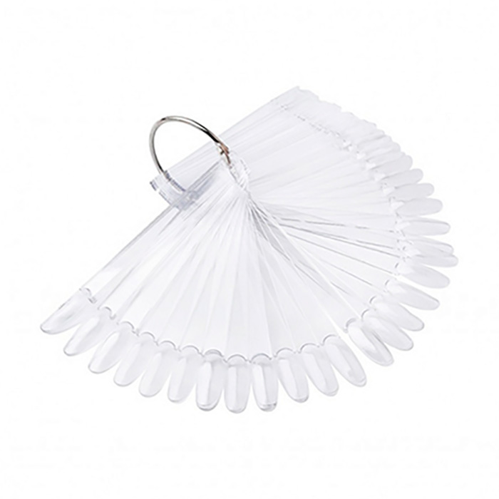 

Типси на кільці Canni прозорі, овальні, 50 шт