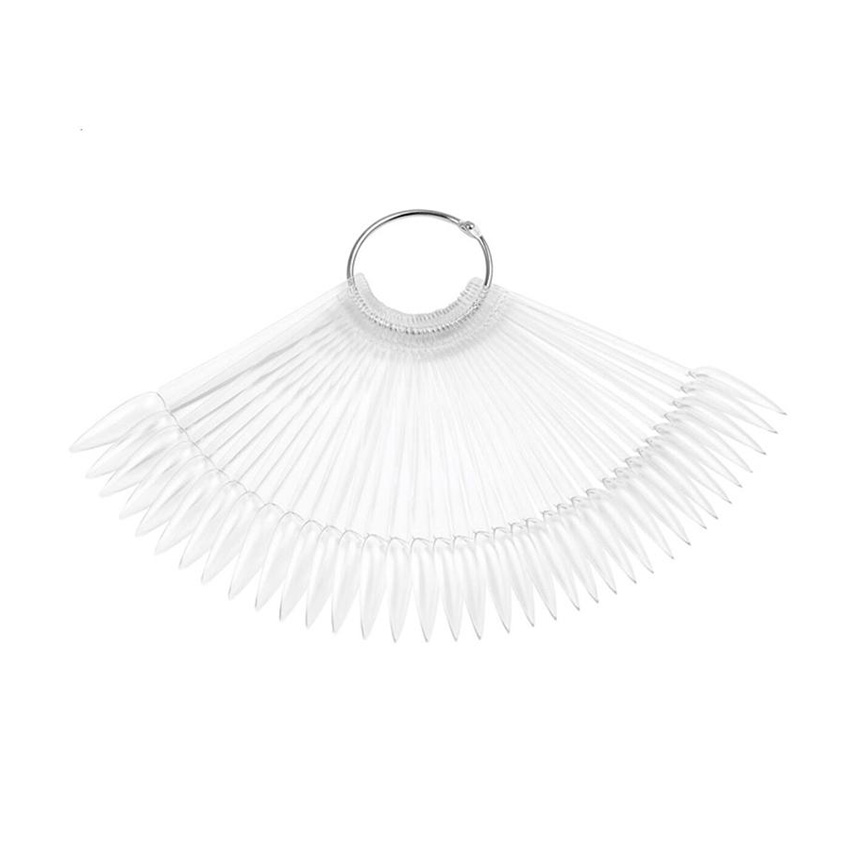 

Типси на кільці Canni прозорі, гострі, 50 шт