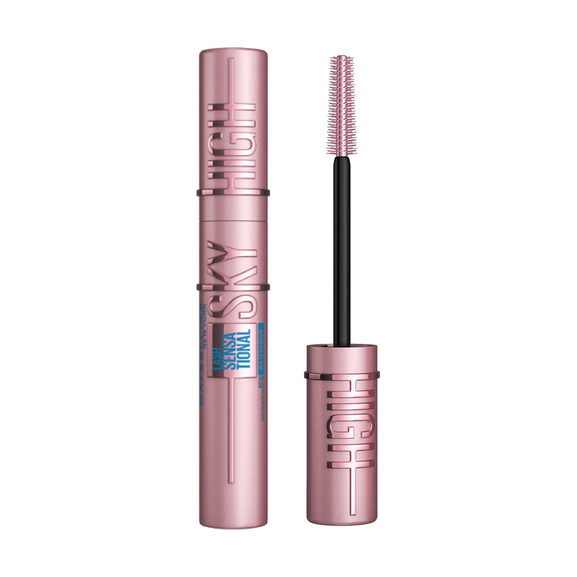 

Водостійка туш для подовження вій Maybelline New York Lash Sensational Sky High, чорна, 6 мл