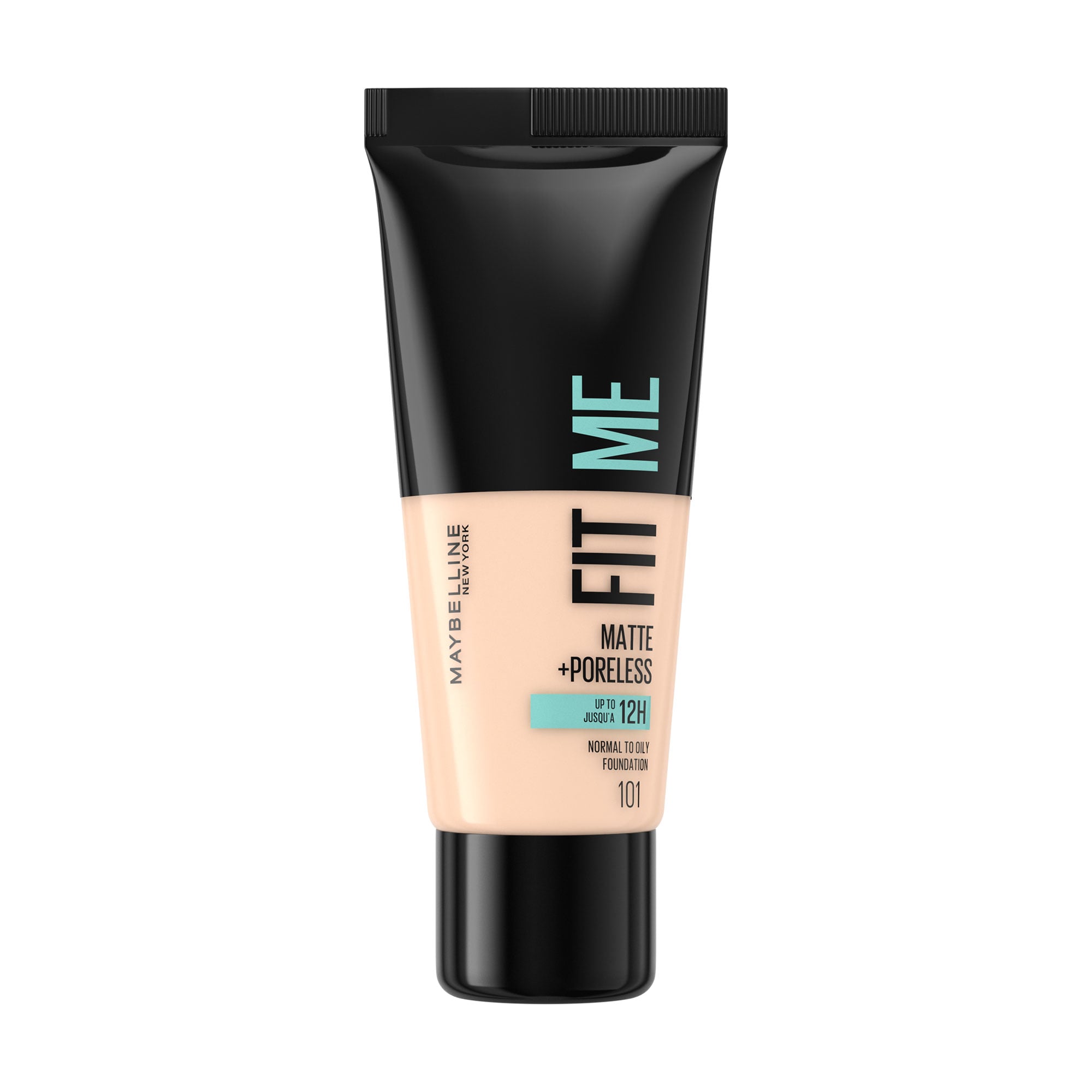 

Матувальний тональний крем для обличчя Maybelline New York Fit Me! Matte + Poreless Foundation 101 True Ivory, 30 мл