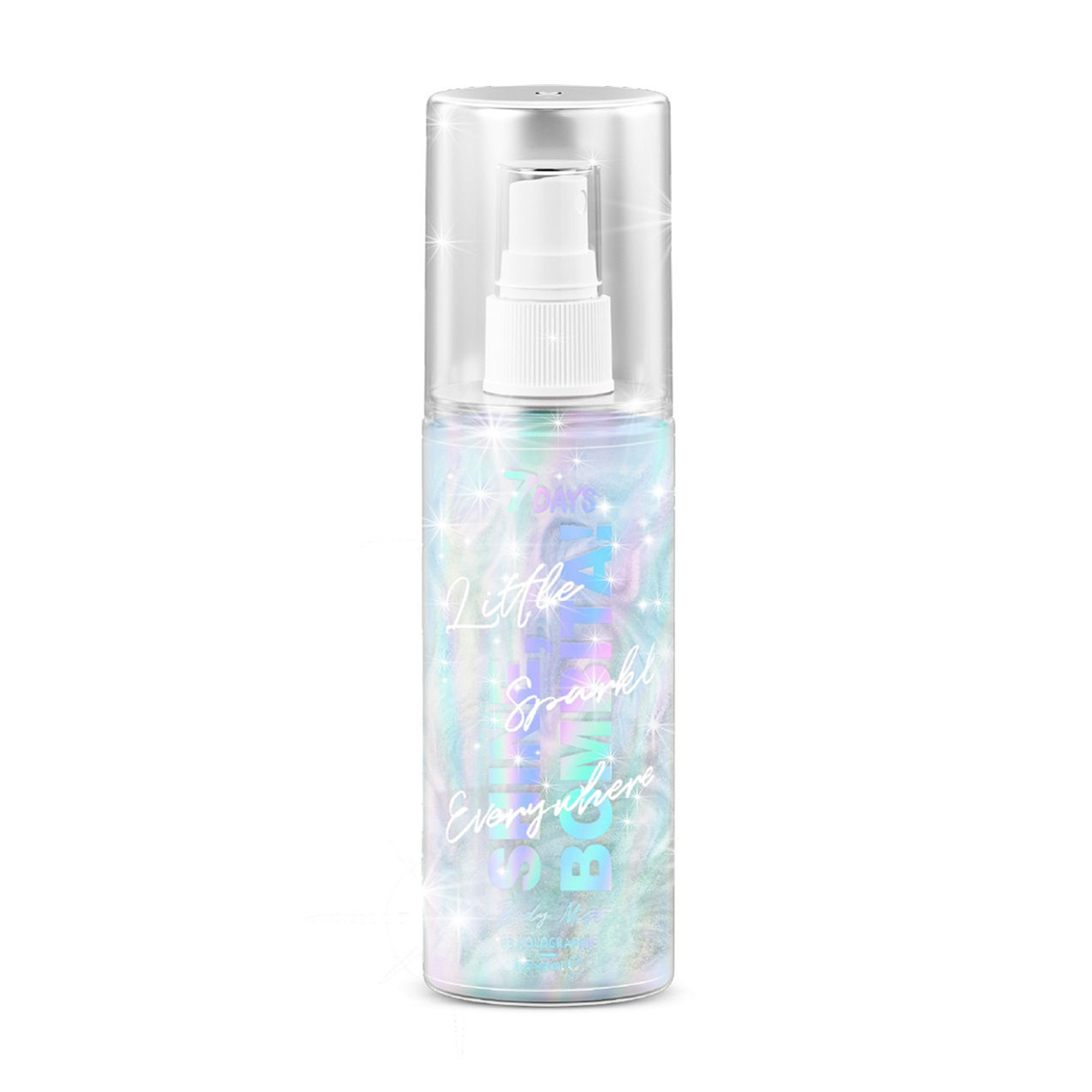 

Мерехтливий міст для тіла 7 Days Shine, Bombita! Little 03 Holographic, 135 мл