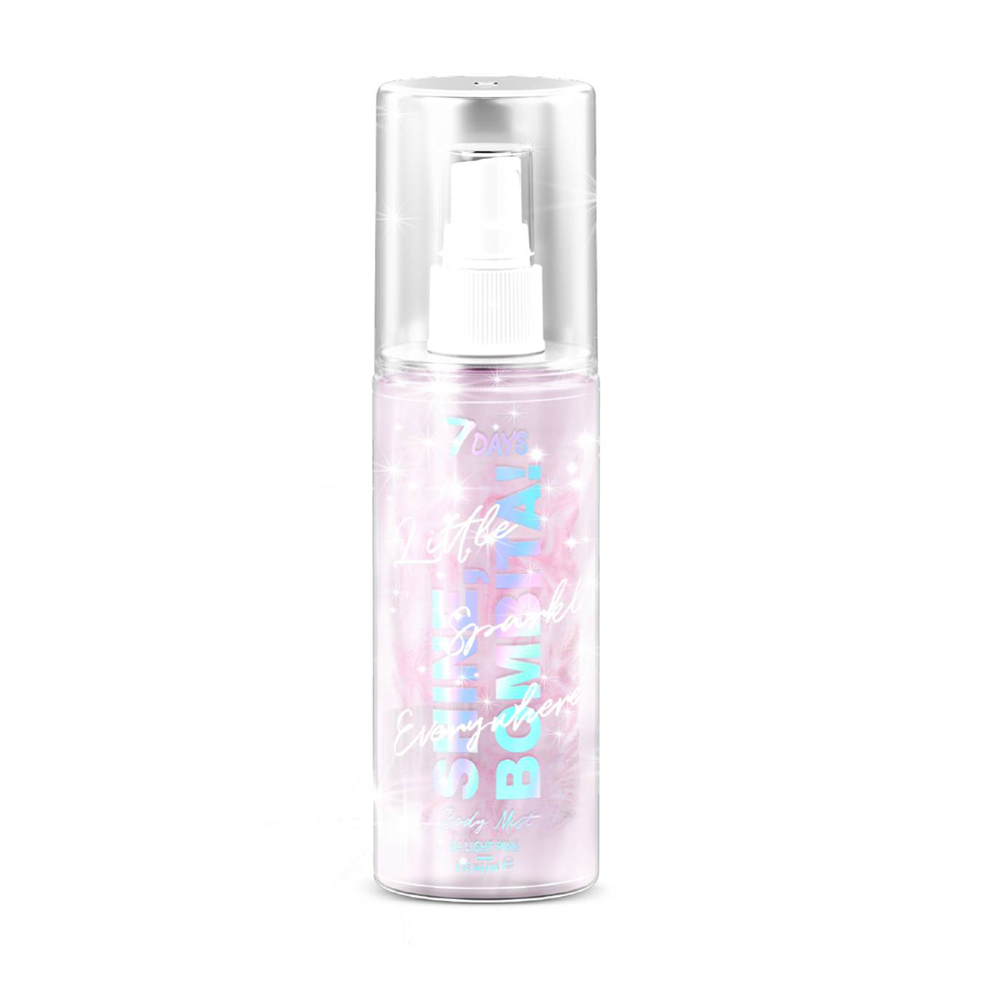 

Мерехтливий міст для тіла 7 Days Shine, Bombita! Little 04 Light Pink, 135 мл