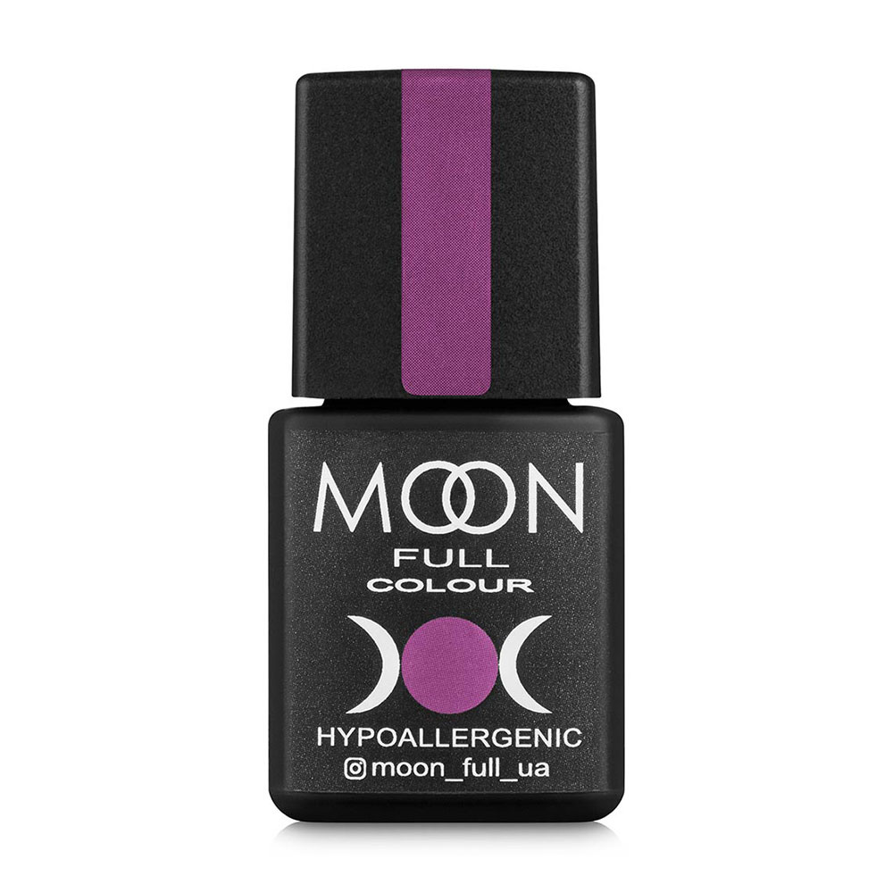 

Уцінка! Гель-лак для нігтів Moon Full Color Hypoallergenic Gel Polish 165 геліотроп бузковий, 8 мл